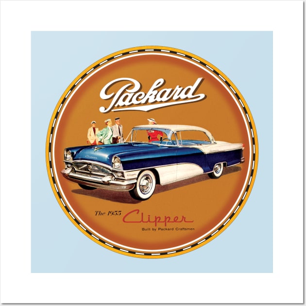 1955 Packard Clipper Wall Art by Midcenturydave